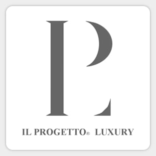 IL PROGETTO Gruppo Immobiliare Luxury Logo Sticker